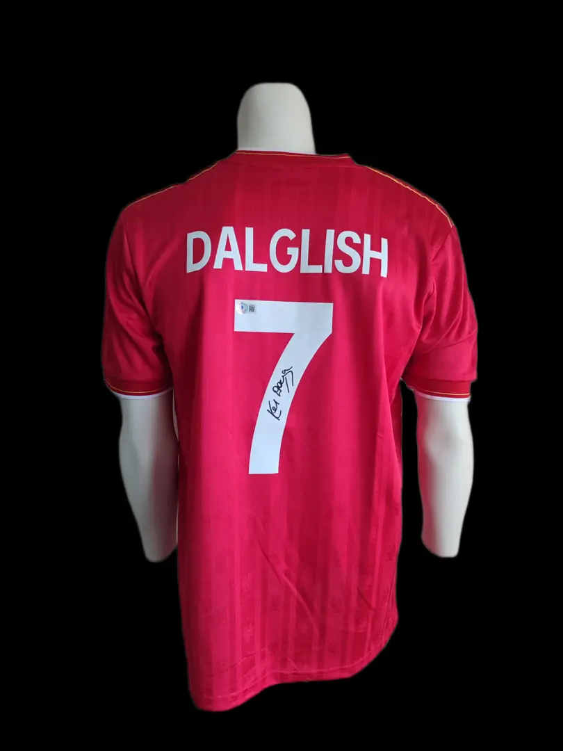 Gesigneerd voetbalshirt: Kenny Dalglish