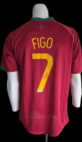 Gesigneerd voetbalshirt: Figo