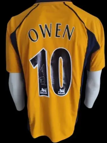 Gesigneerd voetbalshirt: Owen