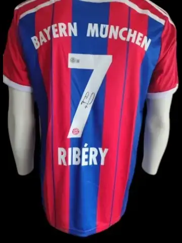 Gesigneerd voetbalshirt: Ribery