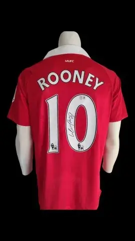 Gesigneerd voetbalshirt: Rooney