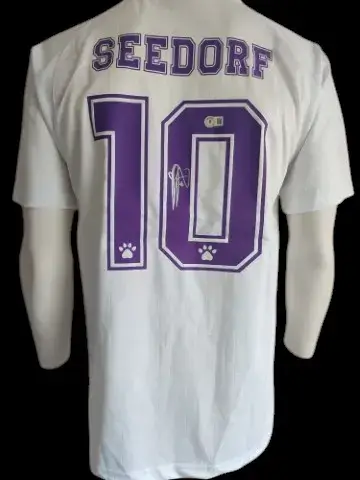 Gesigneerd voetbalshirt: Seedorf Real Madrid